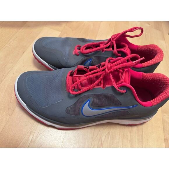 Nike Golf Men's Nike Fi Impact-M, Dark Grey/Lt Crimson/White/Black, 12 M US HTF - Picture 3 of 7